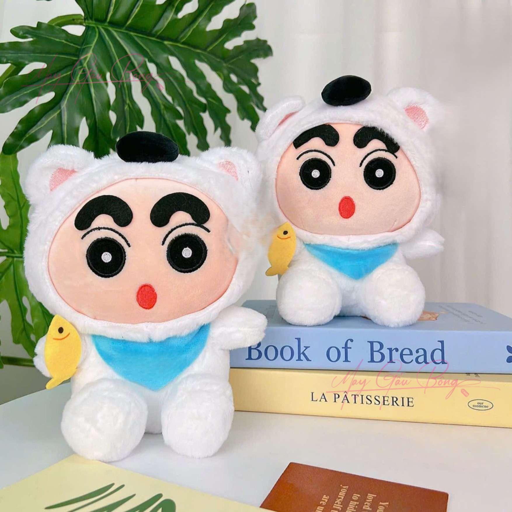 Gấu Bông Shin cosplay Chó Trắng Shiro