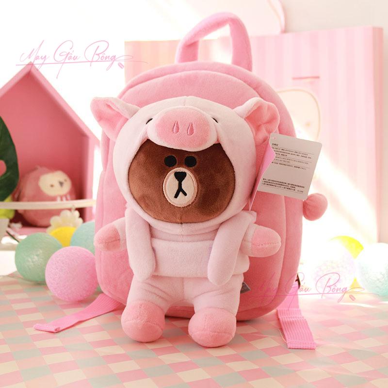 Ba lô gấu bông mềm mịn – thời trang, tiện dụng và an toàn cho bé