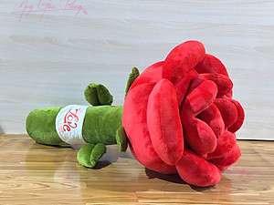 Gấu bông hoa hồng Size 70cm – 1m