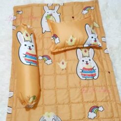 Bộ Chăn Gối Trẻ Em Mầm Non Mẫu hoạt hình thỏ