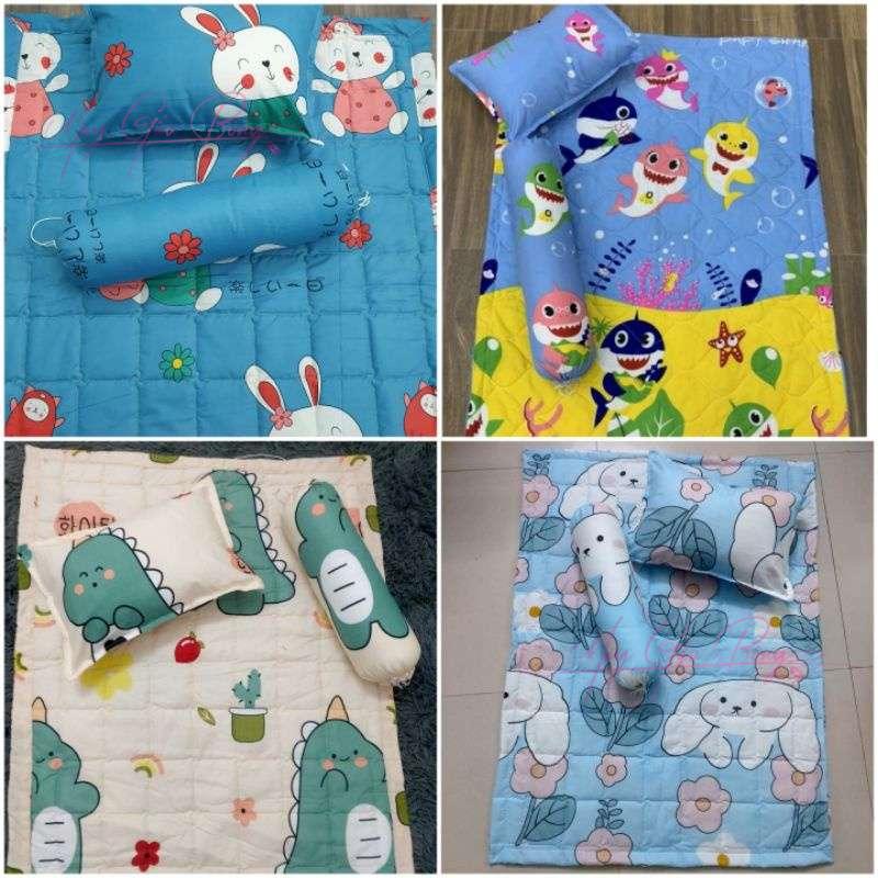 Bộ chăn gối mầm non giá rẻ – phù hợp cho trường học và gia đình