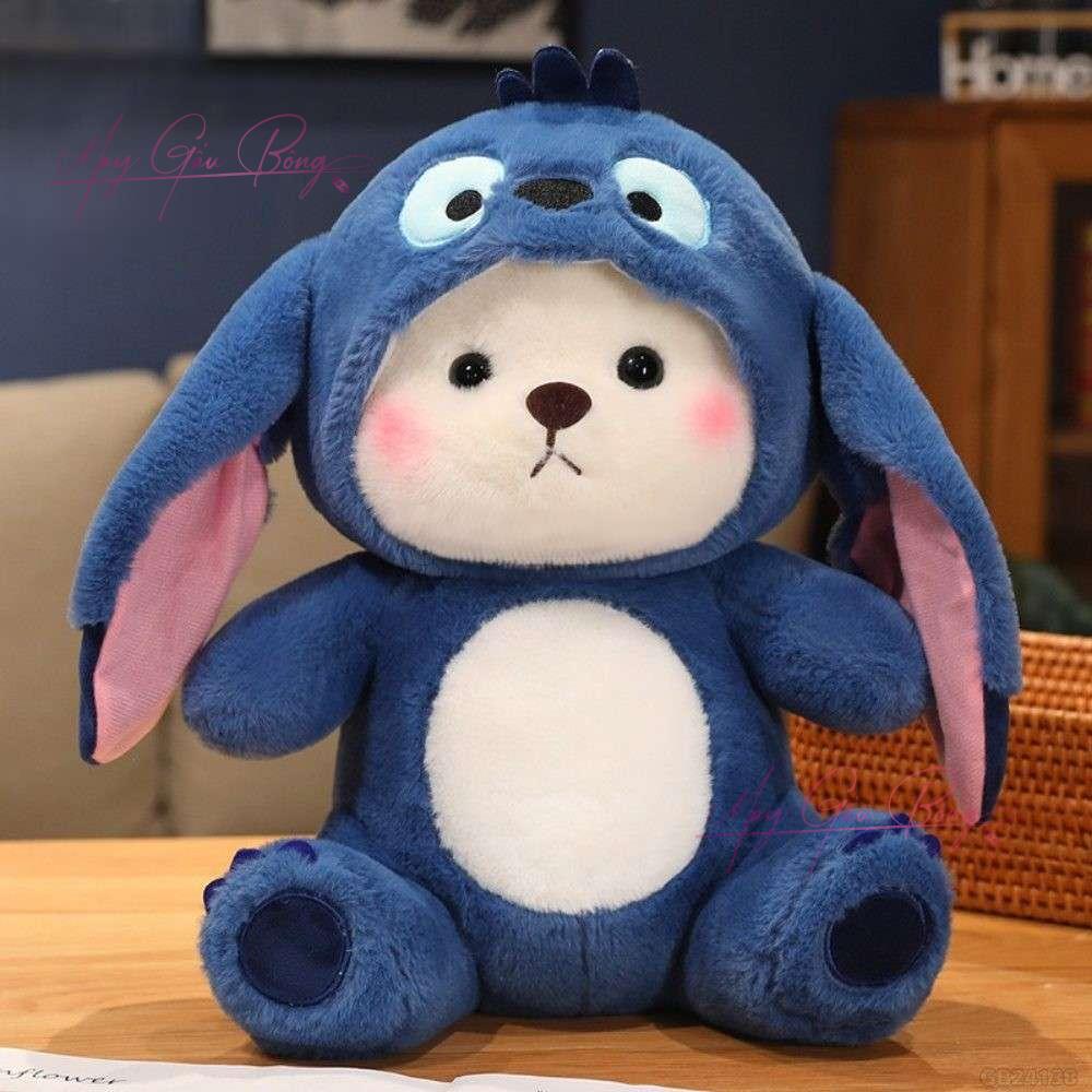Gấu Bông Lena nằm cosplay Stitch