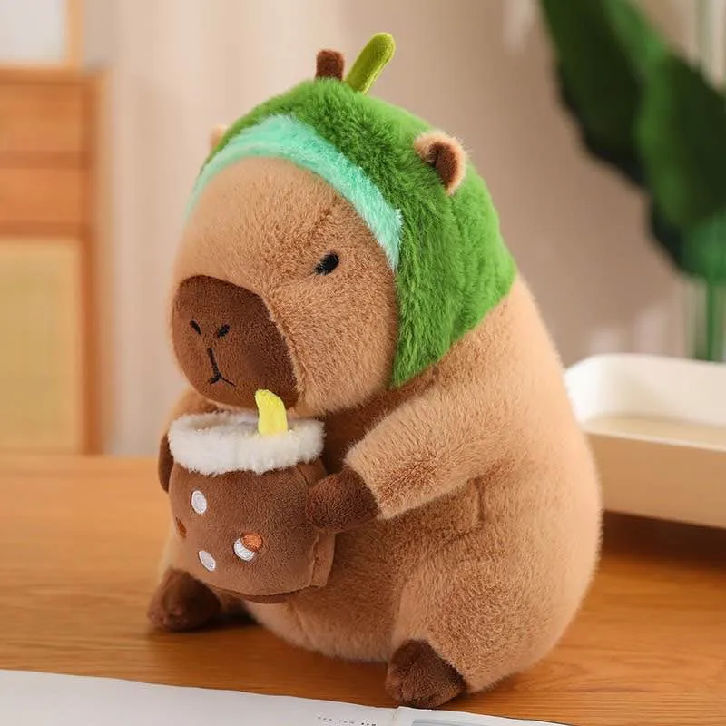 Gấu Bông Capybara ôm hoa