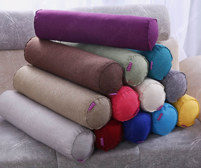 Gối ôm dài sofa – chất liệu cao cấp, dùng làm gối tựa hoặc gối ngủ trưa