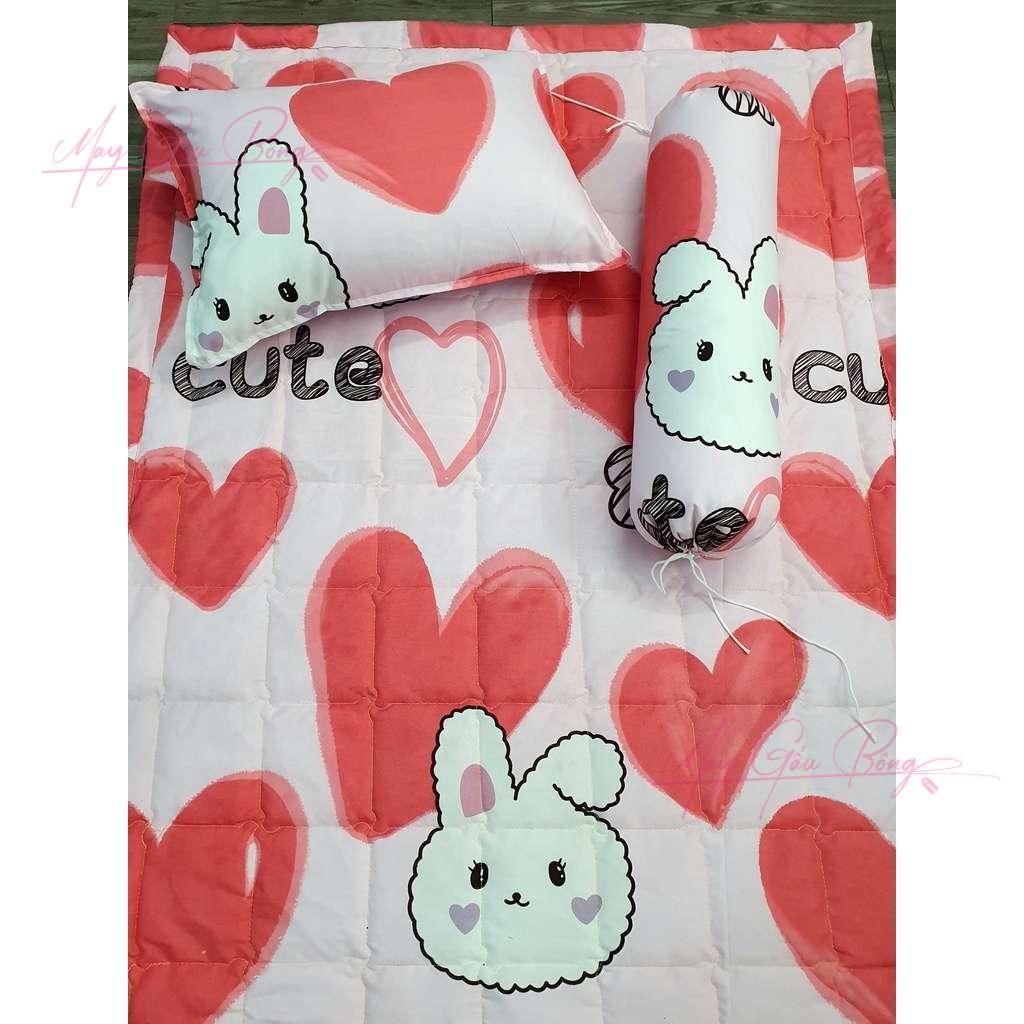 Bộ Chăn Gối Trẻ Em Mầm Non Mẫu hoạt hình thỏ