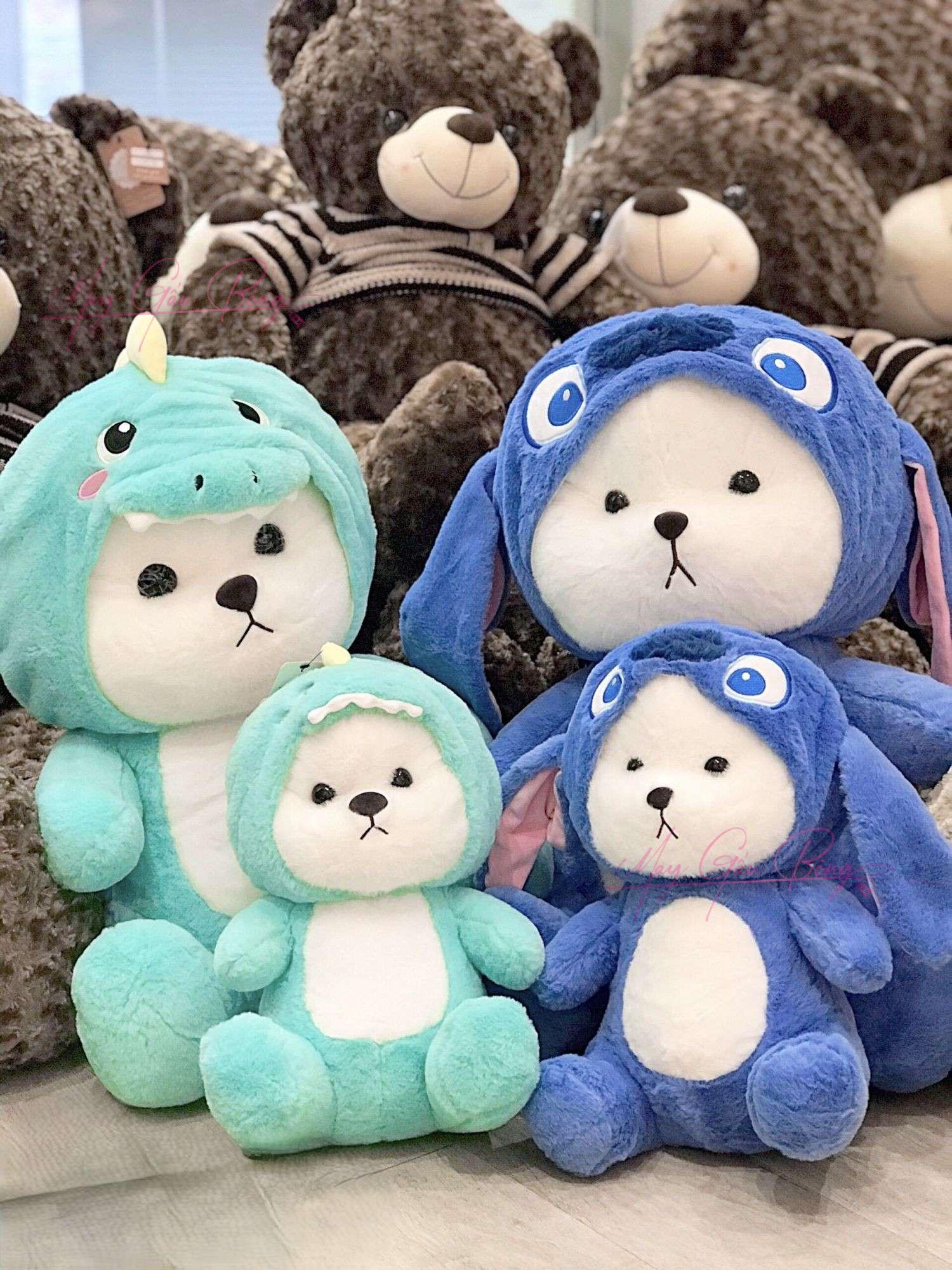 Gấu Bông Lena nằm cosplay Stitch