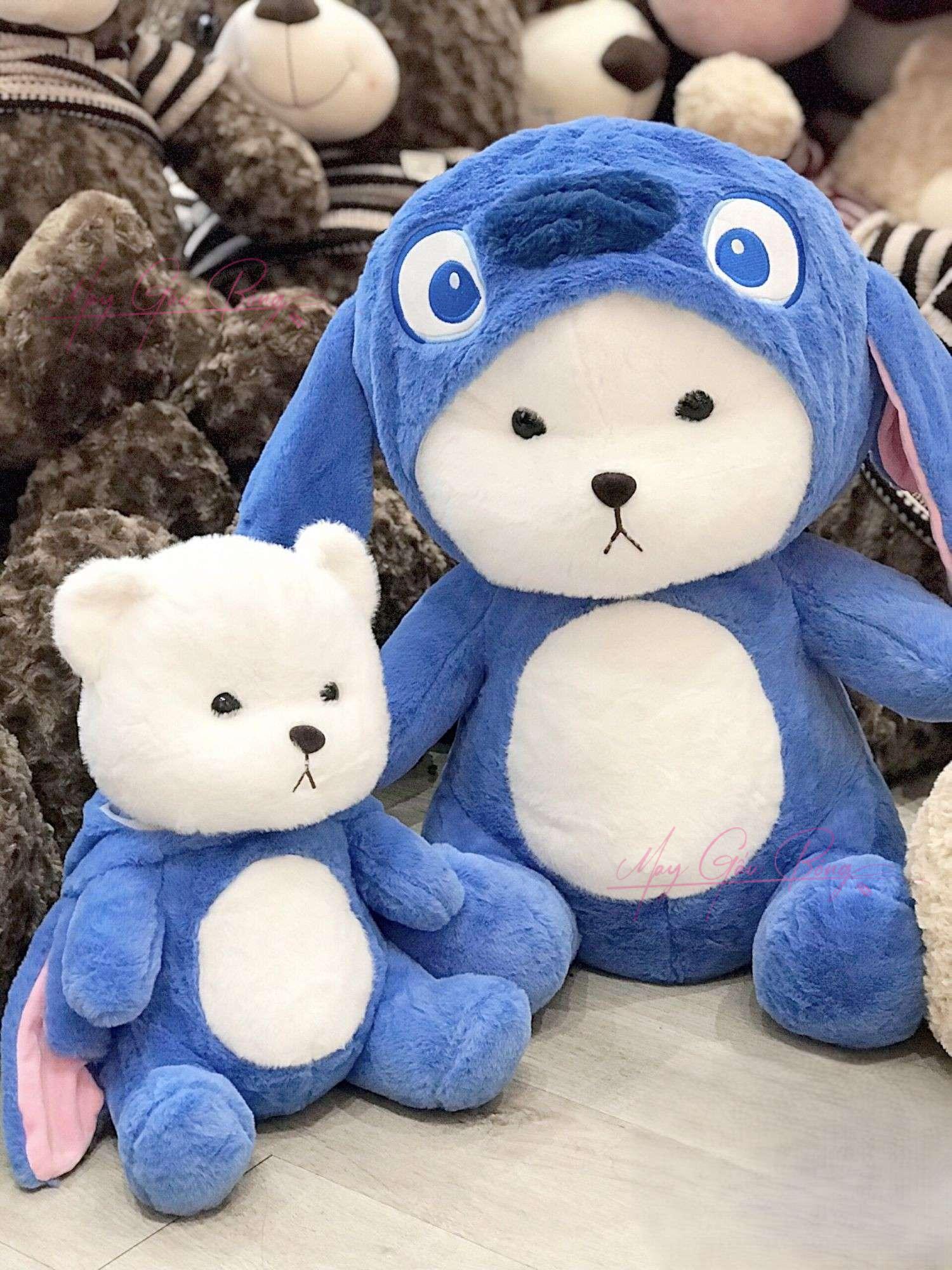 Gấu Bông Lena nằm cosplay Stitch