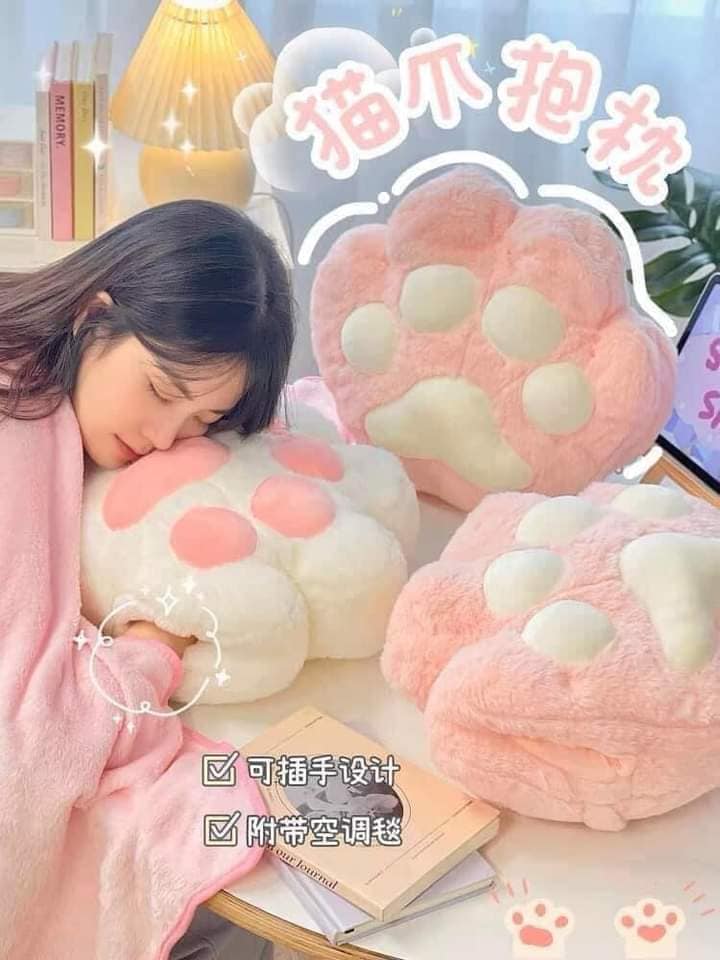 Chăn gối văn phòng có khóa kéo – gấp gọn thành gối, mở ra thành chăn tiện lợi