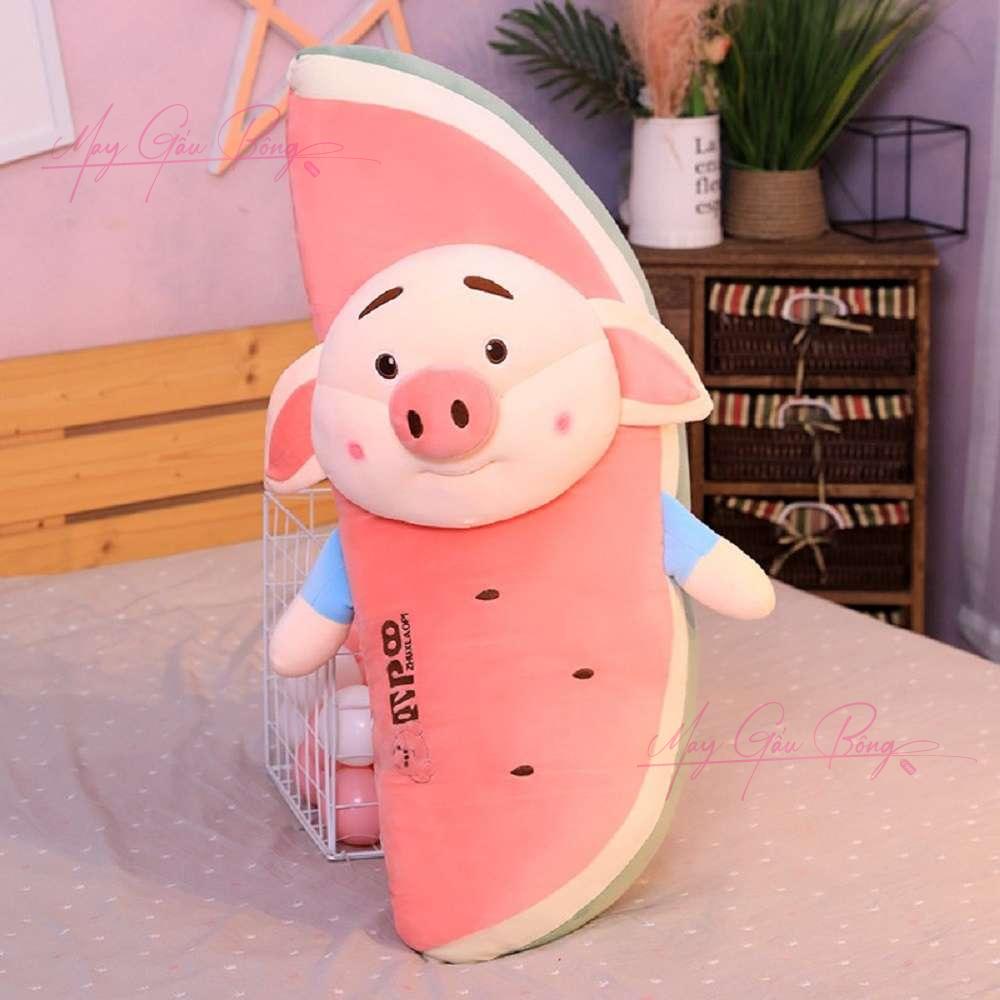 Gối ôm dưa Hấu  mix với heo