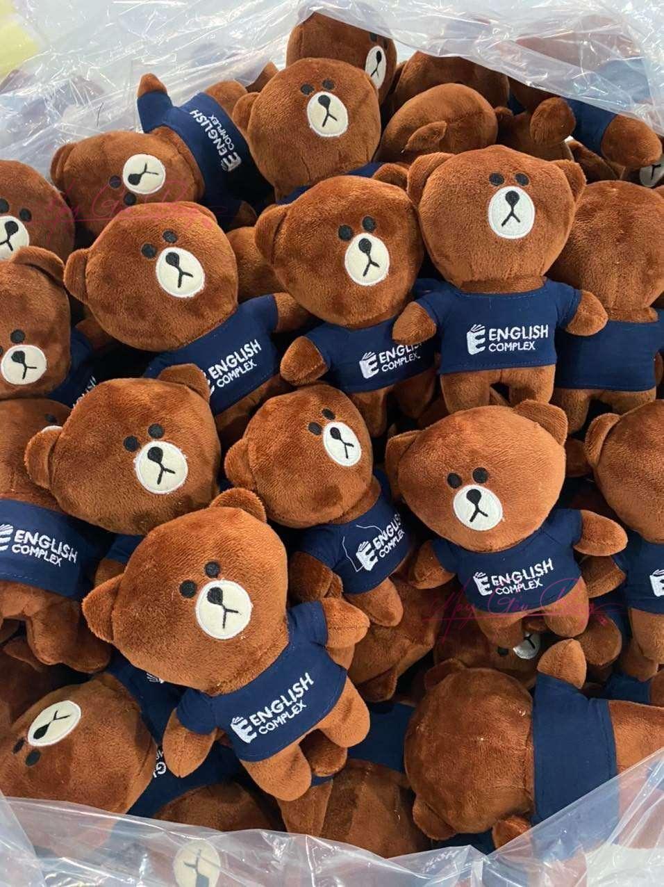 Gấu bông in logo theo yêu cầu