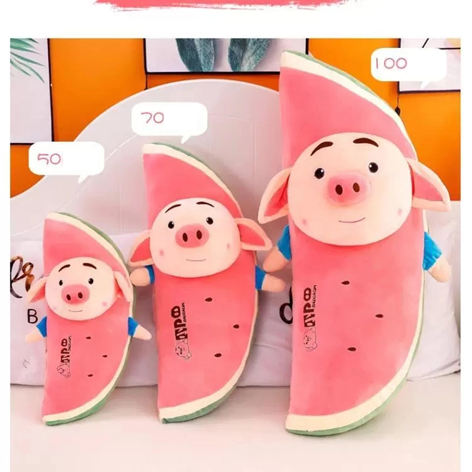 Gối ôm dưa Hấu  mix với heo