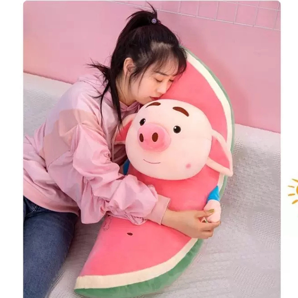 Gối ôm dưa Hấu  mix với heo