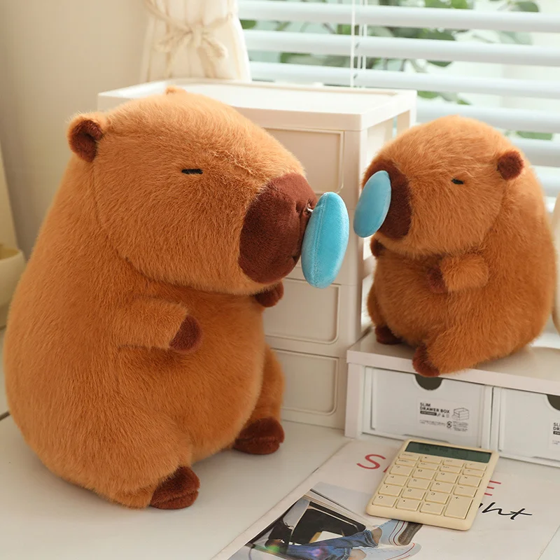 Gấu bông Capybara màu nâu (Mũi rút)