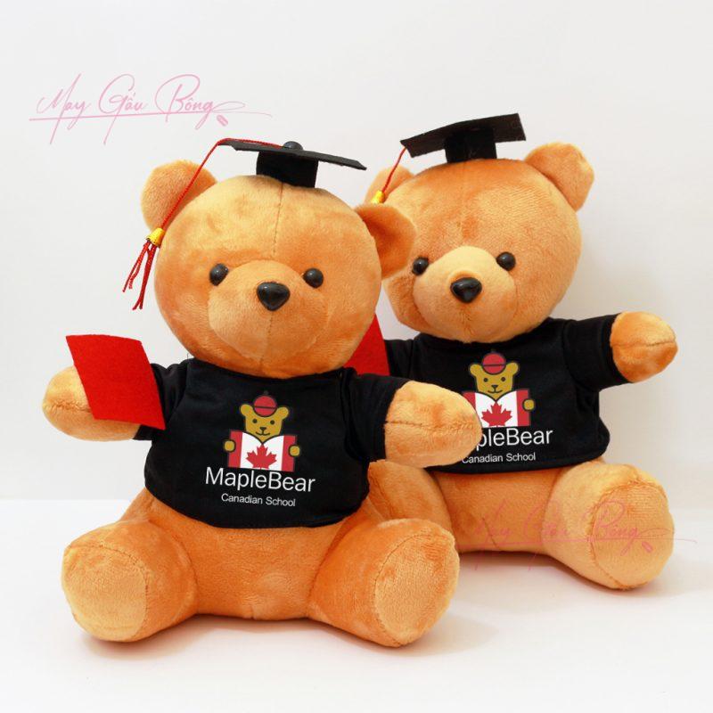 Gấu bông nhãn hàng – quà tặng thương hiệu độc quyền, in logo theo yêu cầu