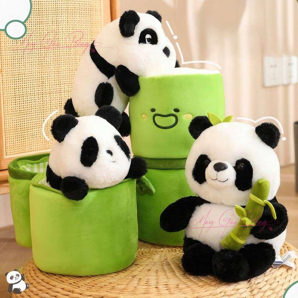 Gấu Bông gấu trúc Panda trong ống tre 2 in 1·