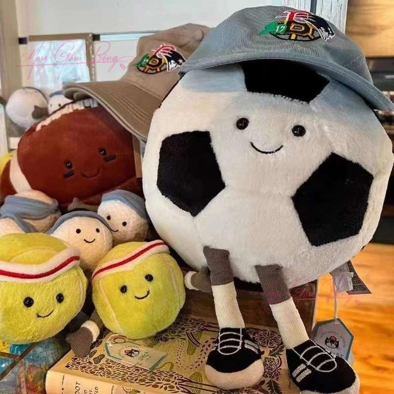 Gấu bông quả bóng đá chân dài 25cm
