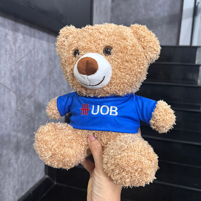 gau bong teddy theu logo theo yeu cau