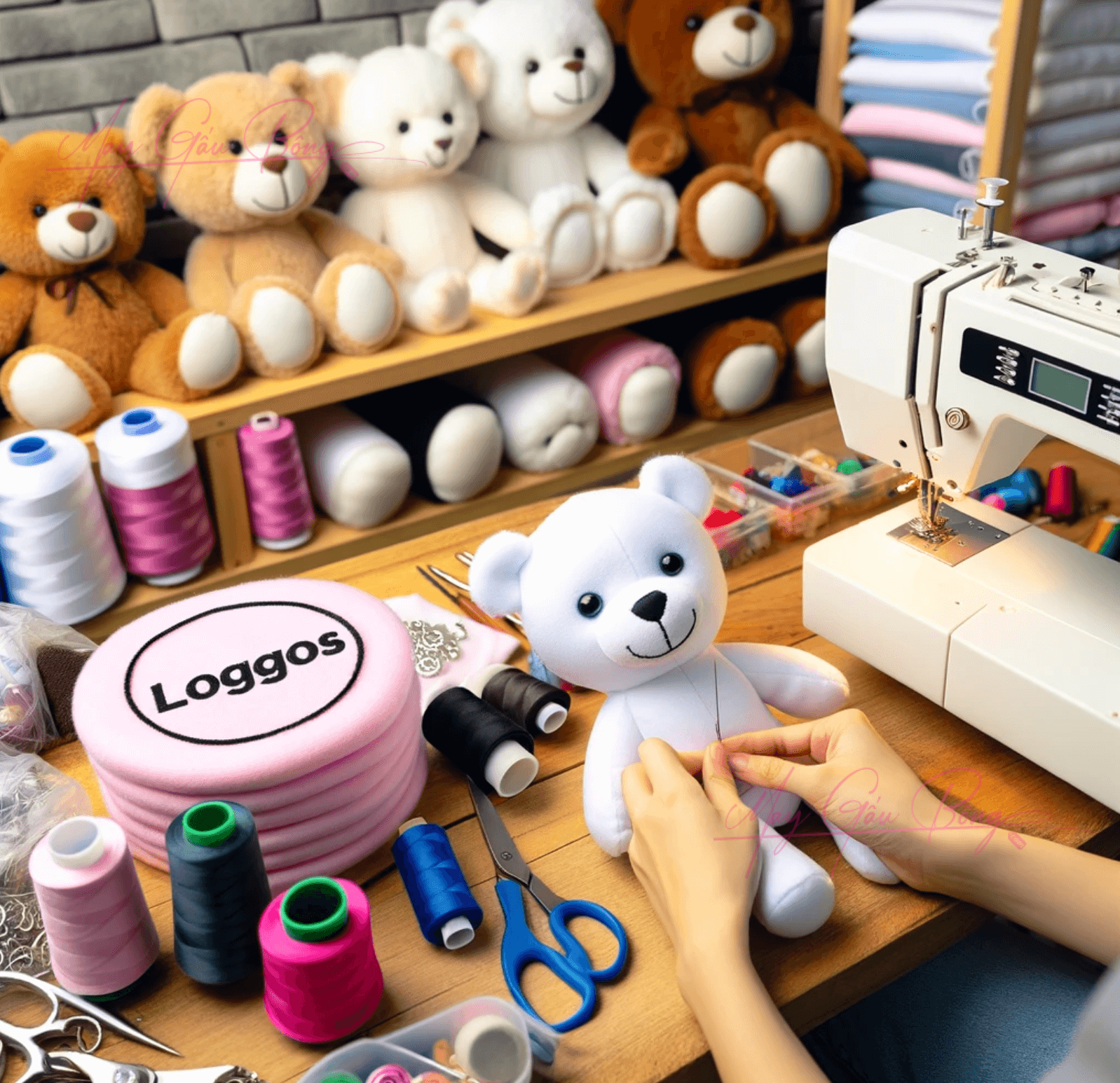 Đặt may gấu bông theo yêu cầu số lượng ít – Giá xưởng cạnh tranh 1 gấu bông theo yêu cầu