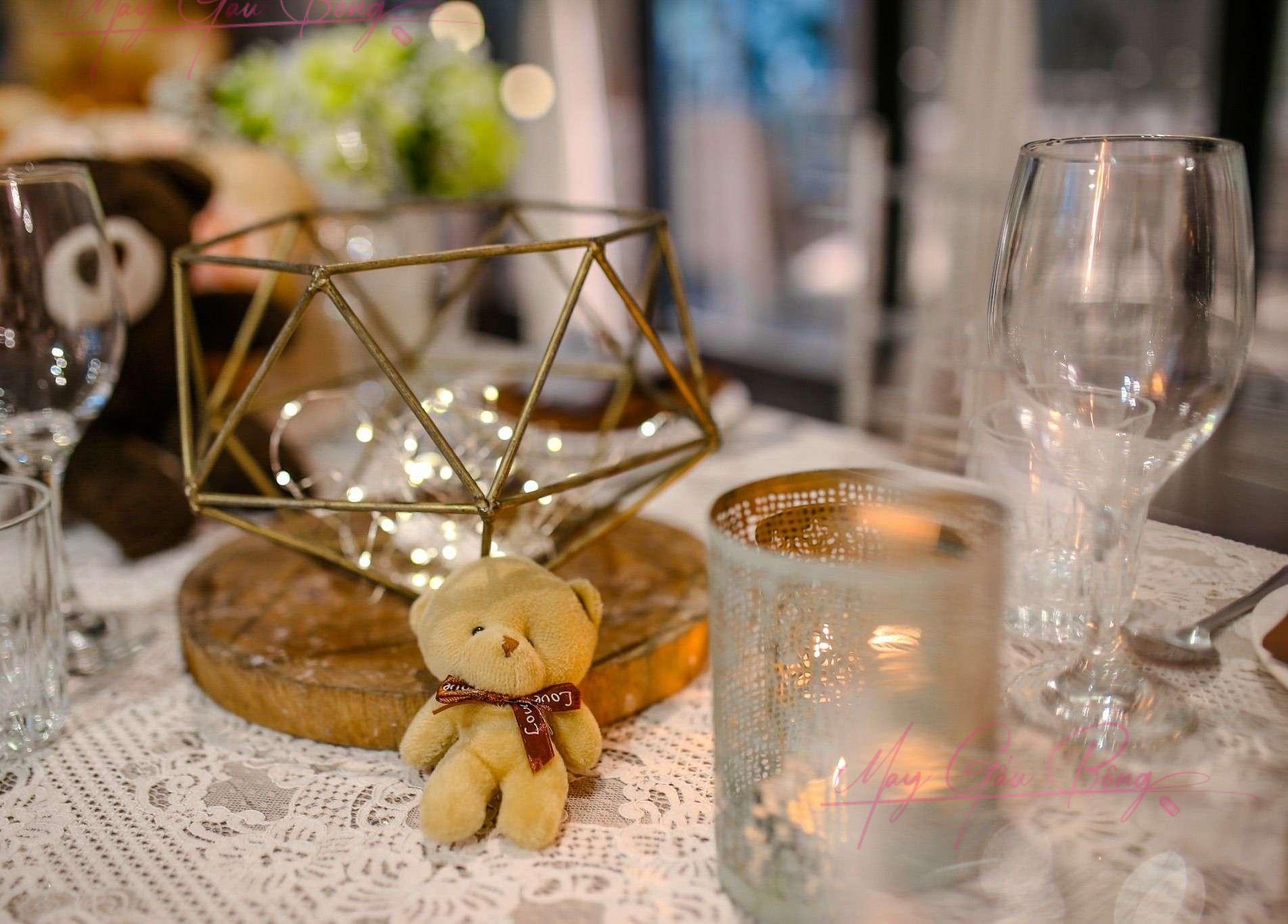 Gấu bông trang trí decor sự kiện giá rẻ