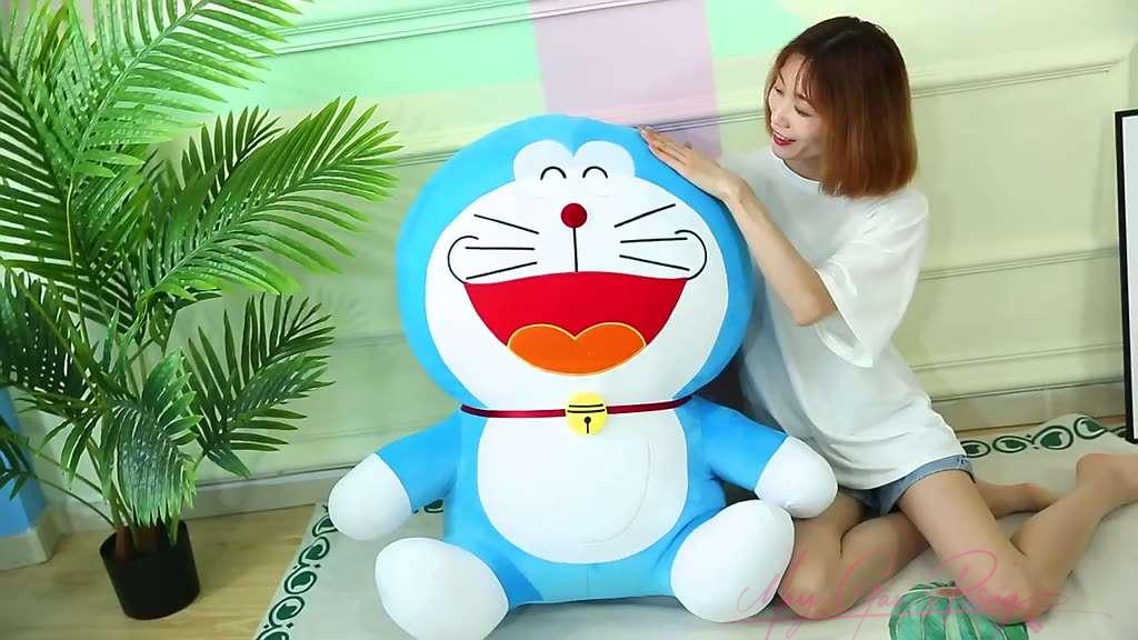 May gấu bông hoạt hình theo yêu cầu – Doraemon, Stitch, Pikachu 1 May gấu bông hoạt hình theo yêu cầu