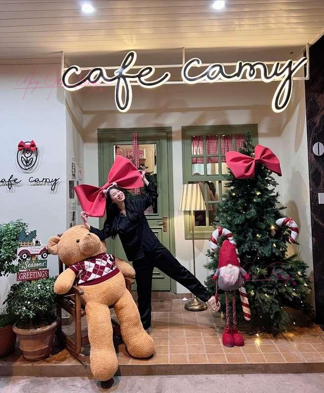 Gấu bông trang trí decor quán cà phê cao cấp