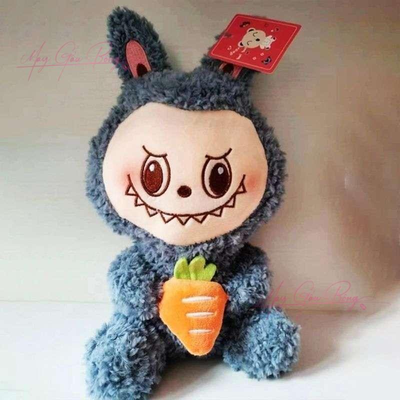 Gấu Bông Labubu lông xù giữ cà rốt
