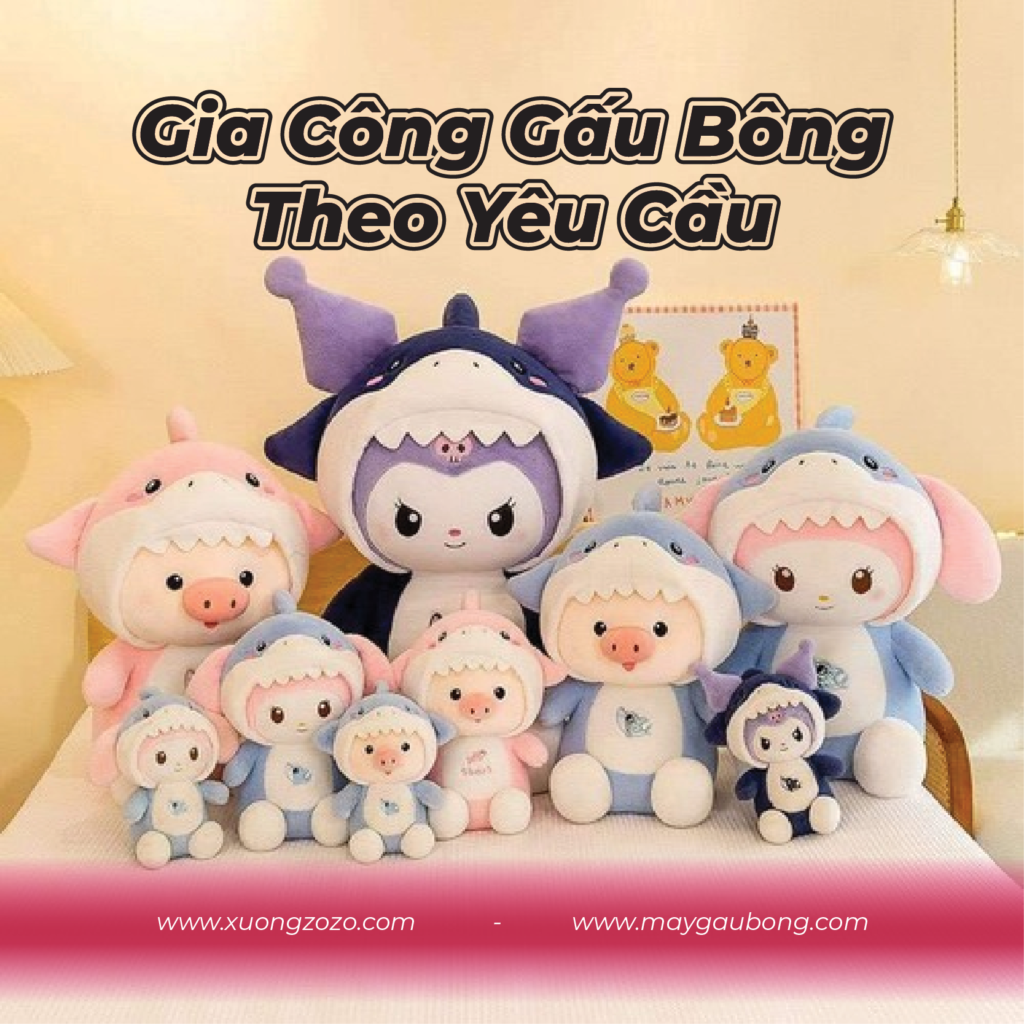 gia cong gau bong