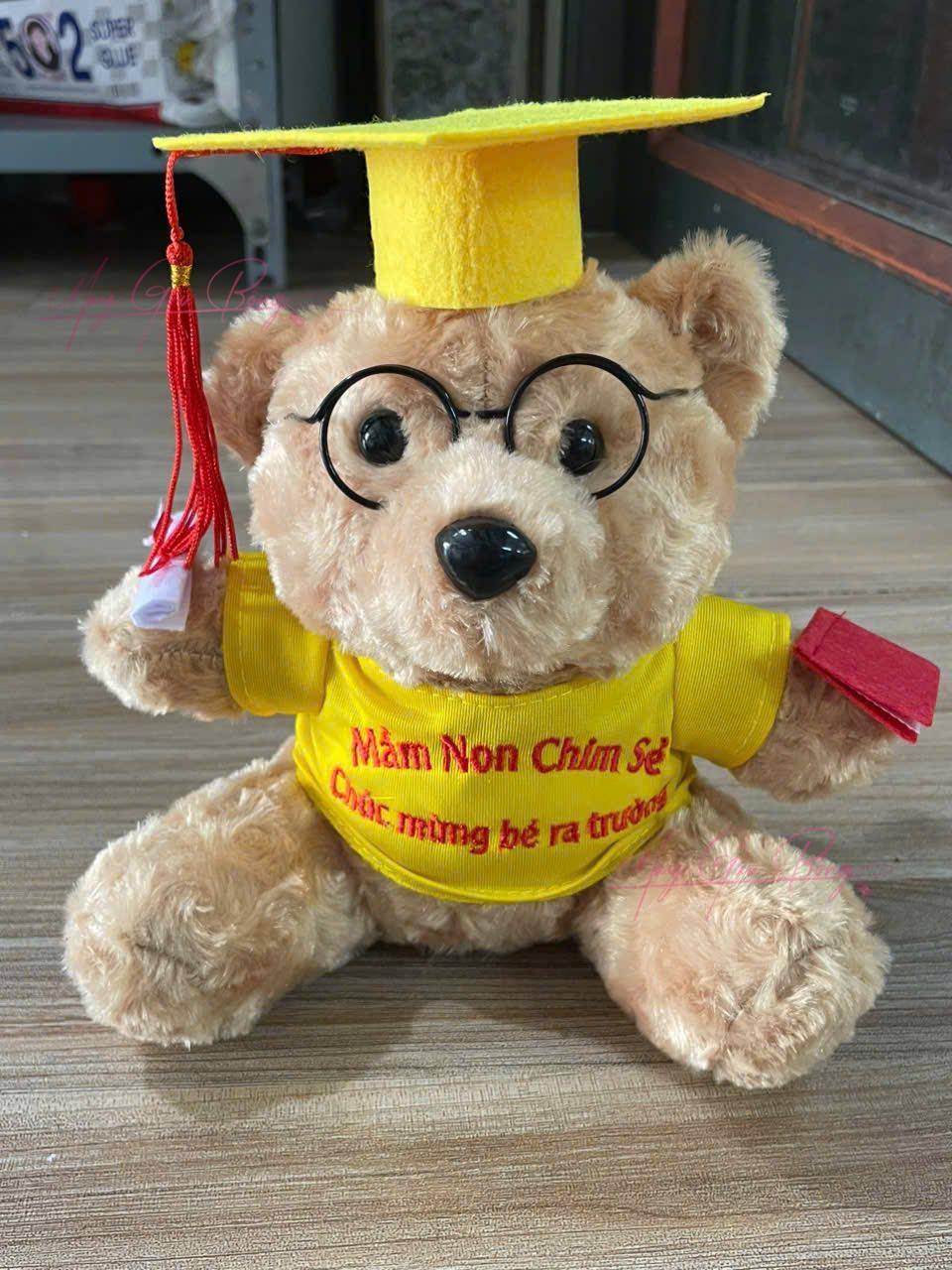 gấu bông tốt nghiệp