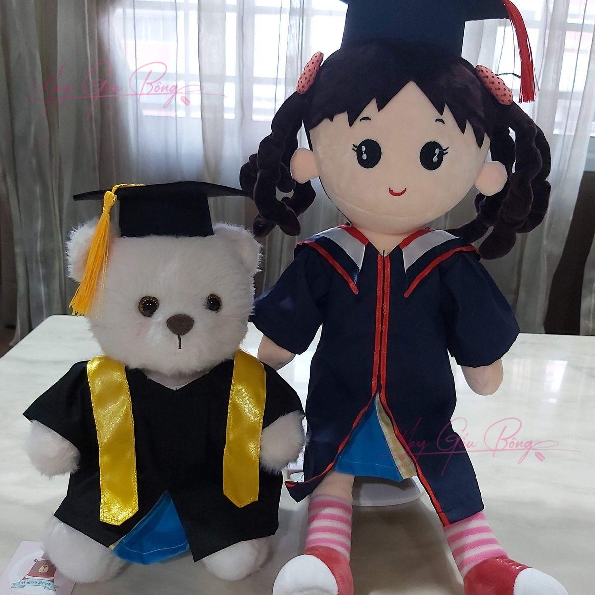 gấu bông tốt nghiệp