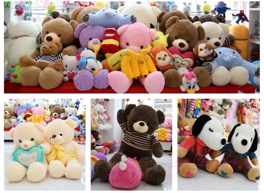 Xưởng gia công gấu bông, gia công thú bông theo yêu cầu 1 gia công gấu bông