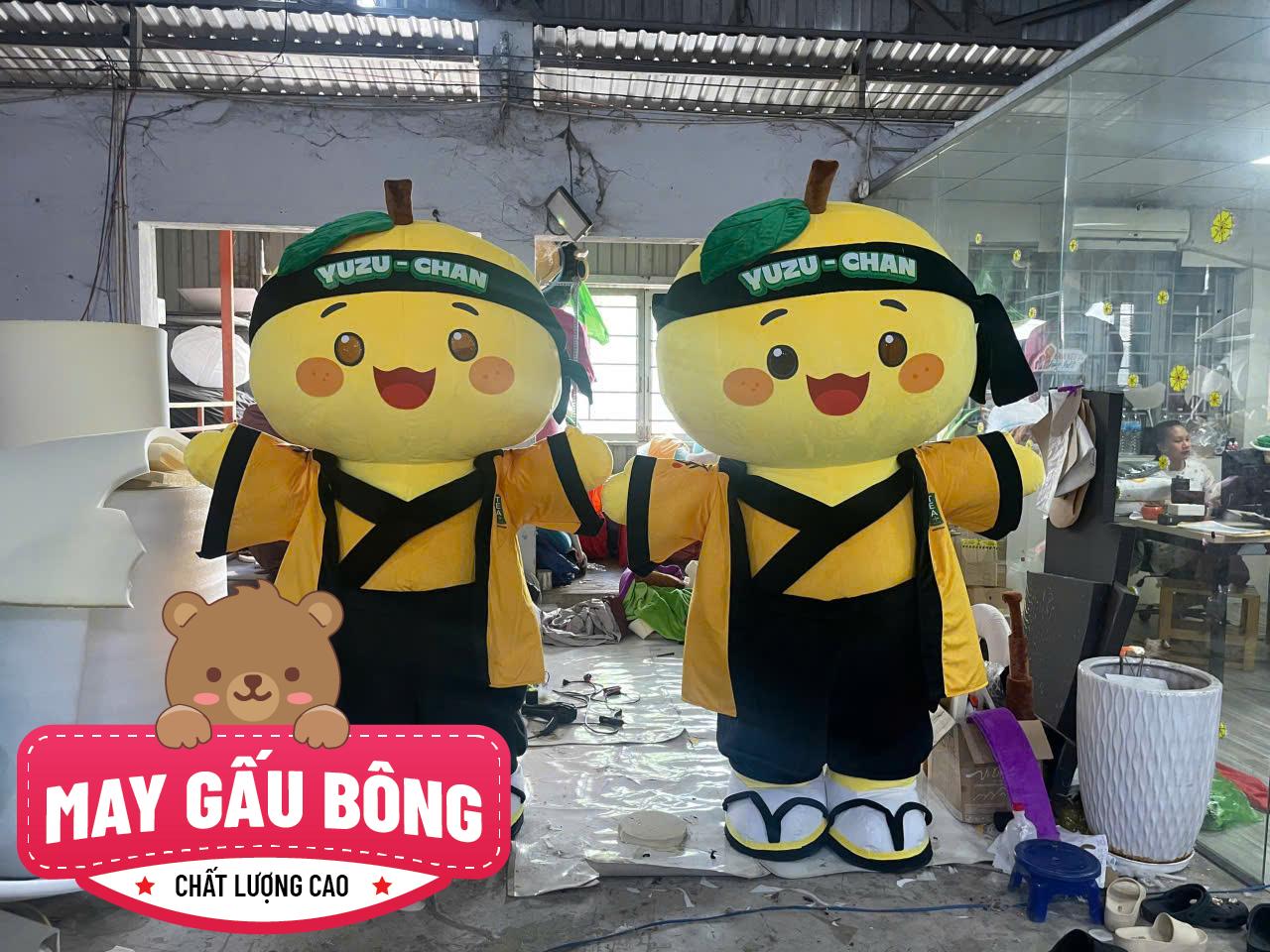 MASCOT HƠI CHANH YUZU MASCOT HƠI CHANH