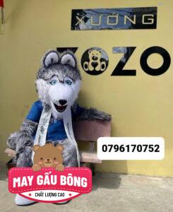 MASCOT BÔNG SÓI 4 MASCOT BÔNG SÓI