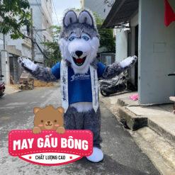 MASCOT BÔNG SÓI 1 MASCOT BÔNG SÓI