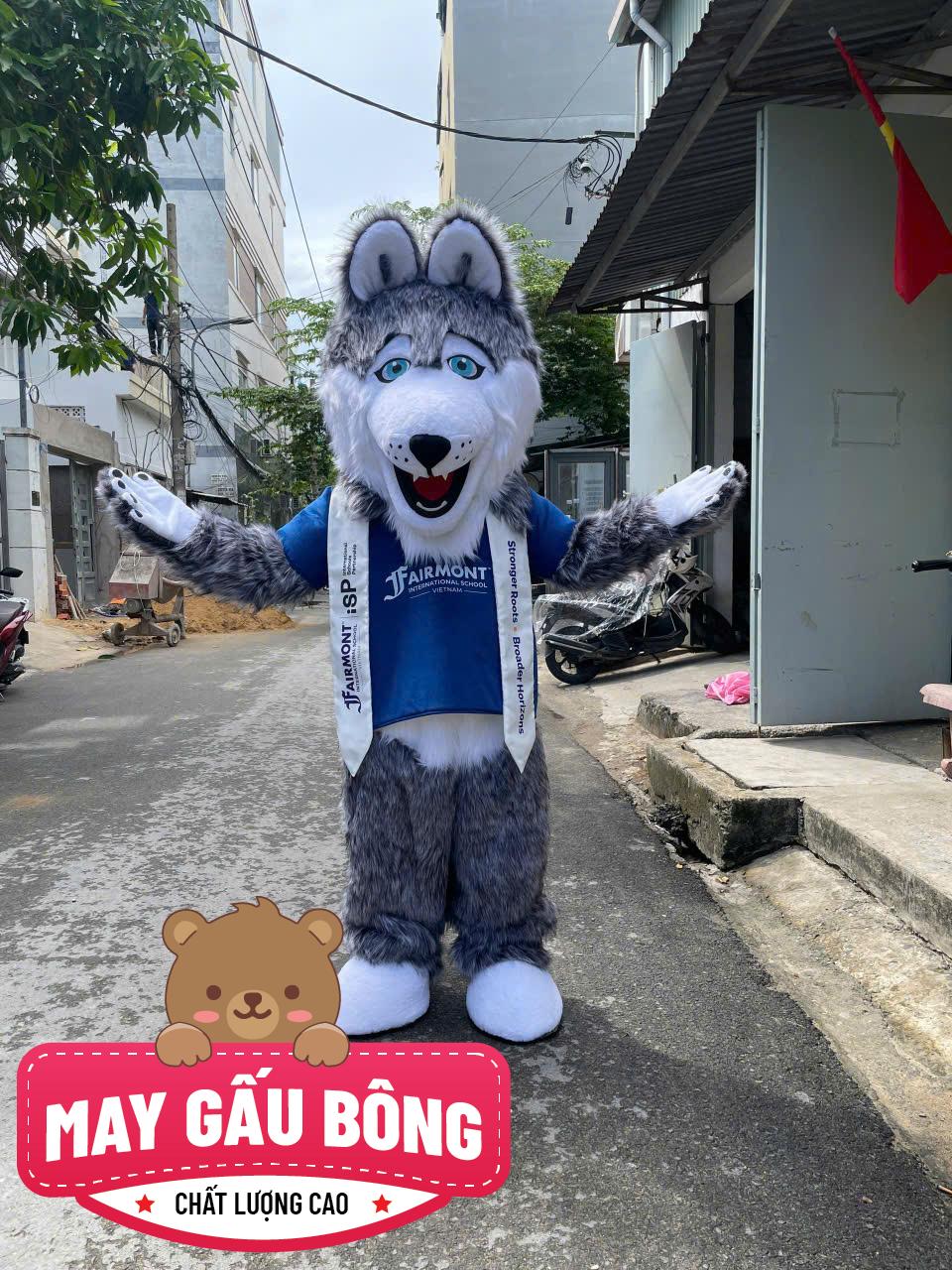 MASCOT BÔNG SÓI MASCOT BÔNG SÓI
