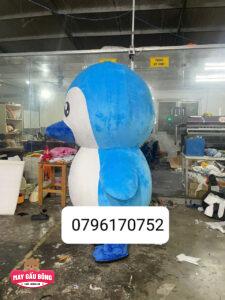 MASCOT HƠI CHIM CÁNH CỤT XANH