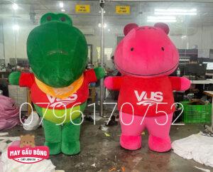 MASCOT HƠI CÁ SẤU VÀ HÀ MÃ VUS 8 MASCOT HƠI CÁ SẤU VÀ HÀ MÃ VUS
