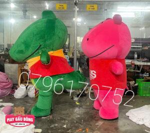 MASCOT HƠI CÁ SẤU VÀ HÀ MÃ VUS