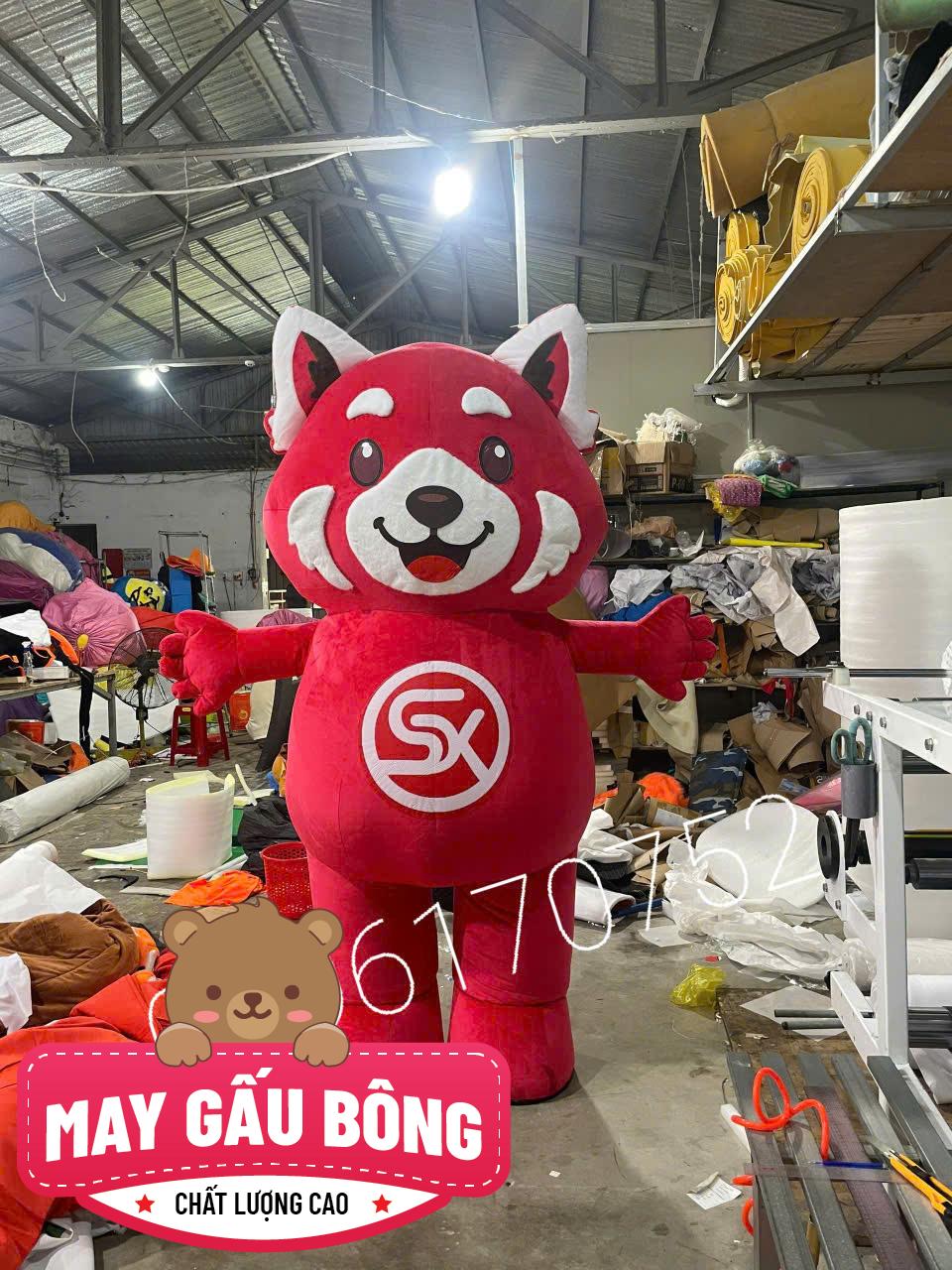 MASCOT HƠI CÁO ĐỎ MASCOT HƠI CÁO ĐỎ